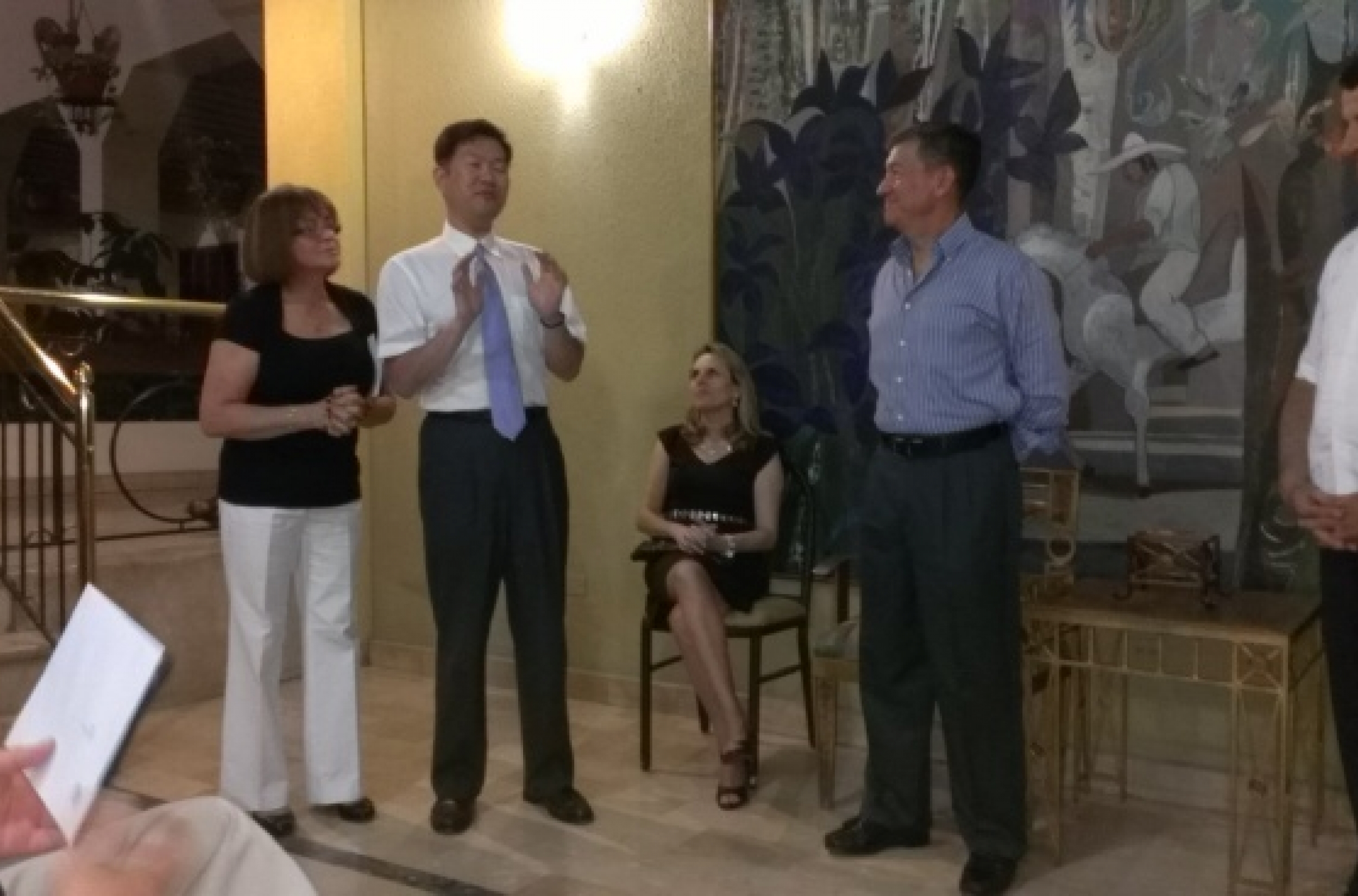 Dr. Kung at a Conference