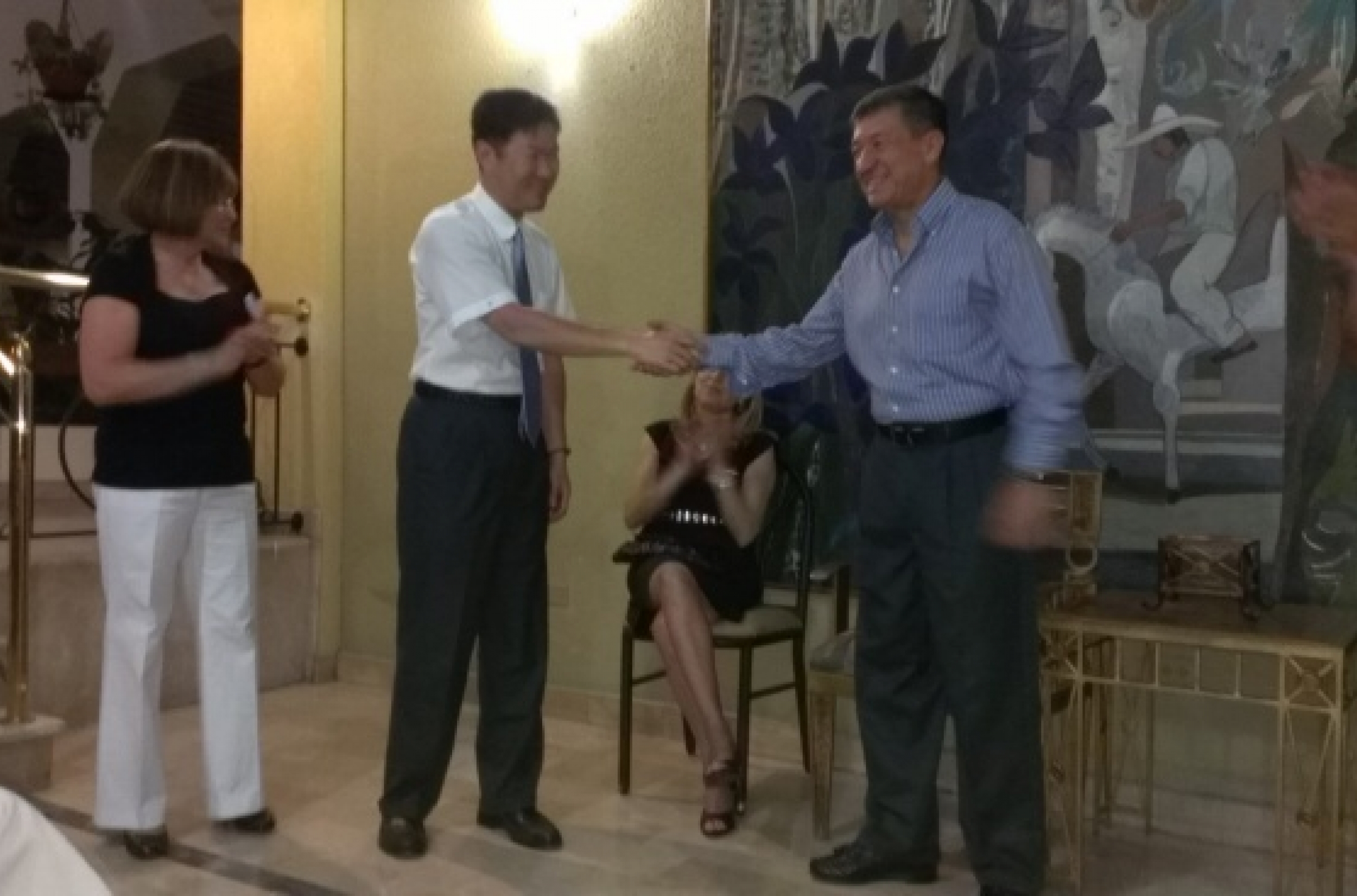 Dr. Kung at a Conference